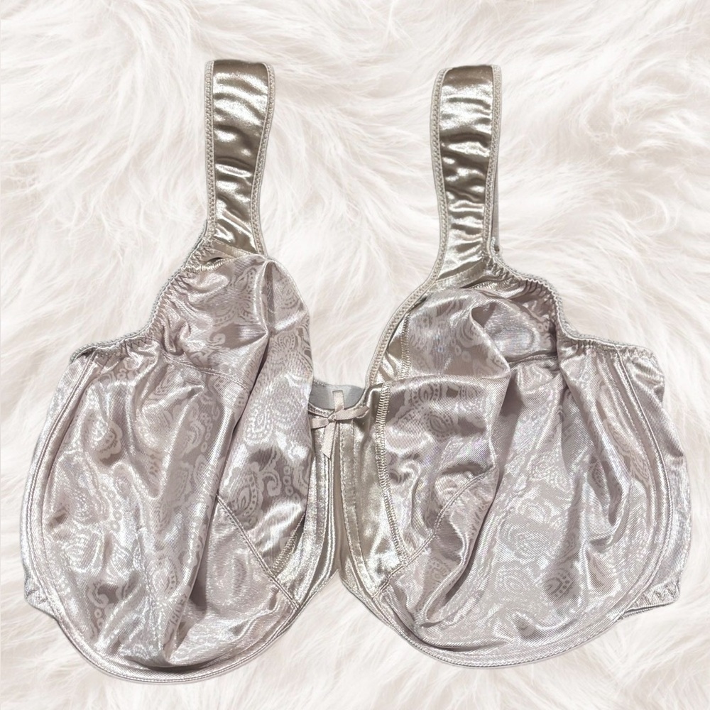 Cabernet 40G Full Coverage Underwire Bra Nude Satin Support Style R244